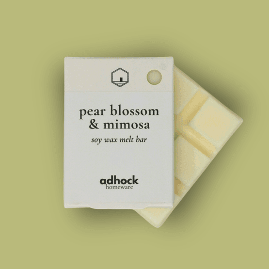Pear Blossom &amp; Mimosa Wax Melt Bar (80g)