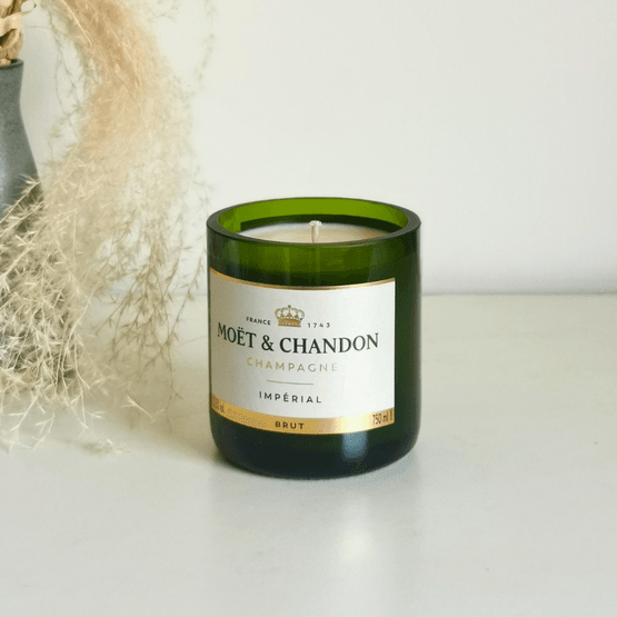Moet &amp; Chandon Champagne Bottle Candle