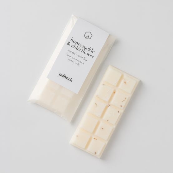 Honeysuckle &amp; Elderflower Soy Wax Melt Snap Bar