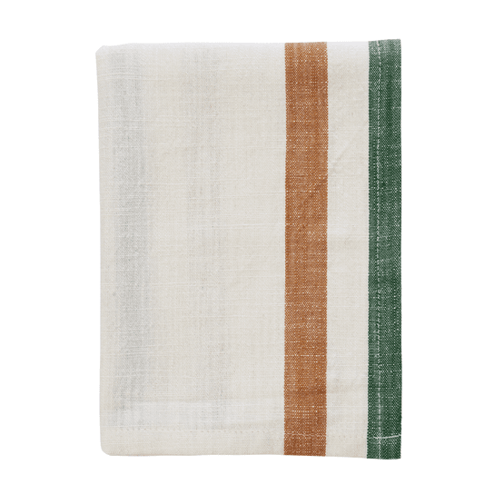 Cotton Striped Tea Towel