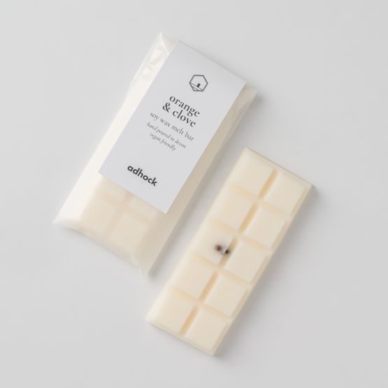 Orange &amp; Clove Soy Wax Melt Snap Bar