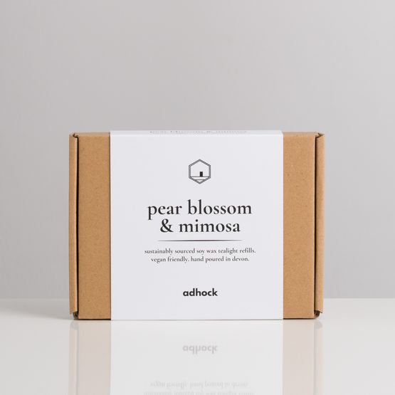 Pear Blossom &amp; Mimosa Soy Wax Tealight Refills