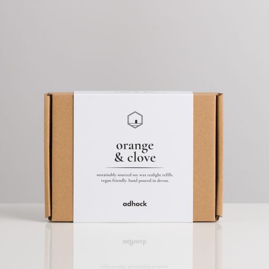 Orange &amp; Clove Soy Wax Teallight Refills