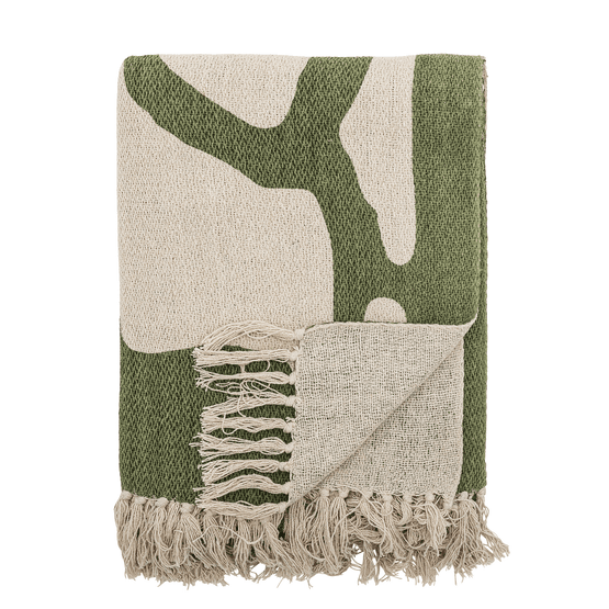 Dalmine Recycled Green Cotton Throw