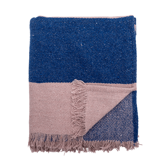 Cadeo Recycled Blue Cotton Throw