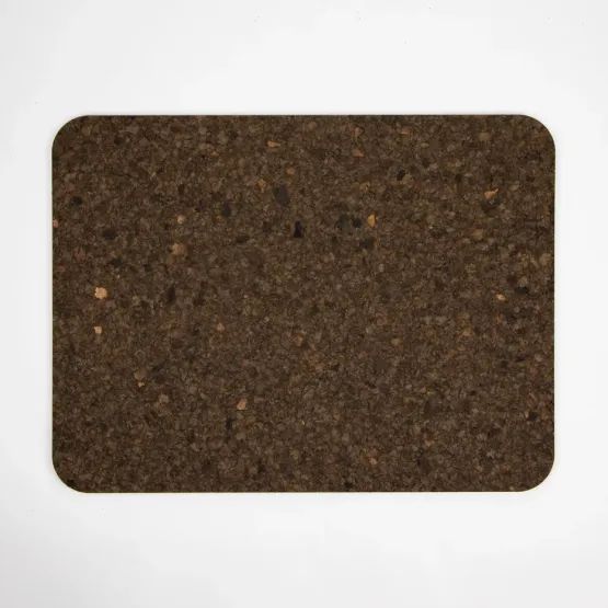 Rectangle Smoked Cork Placemat Set