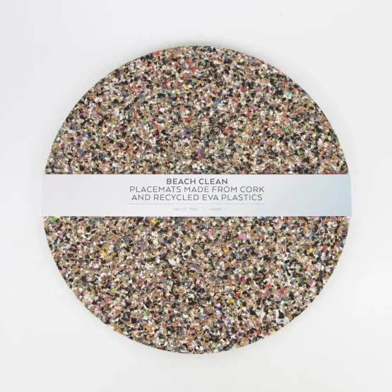 Round Beach Clean Placemat Set
